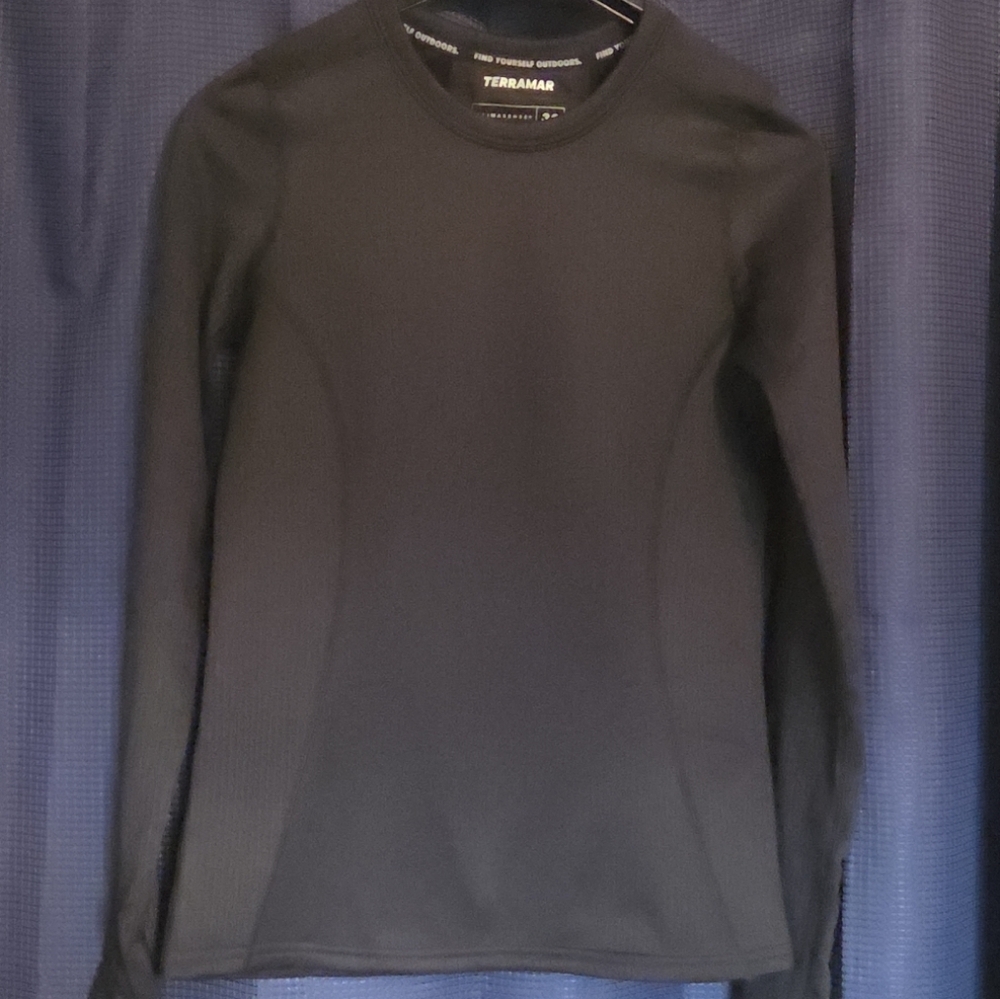 Terramar Climasense 3.0 Black Base Layer L/S Shirt Womens XS